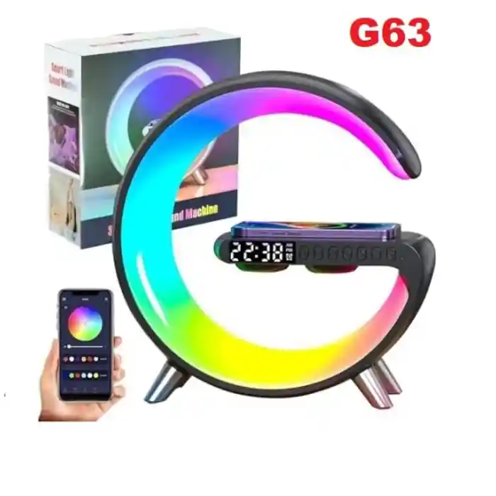 G63 RGB Light Bluetooth Speaker With Wireless Charging